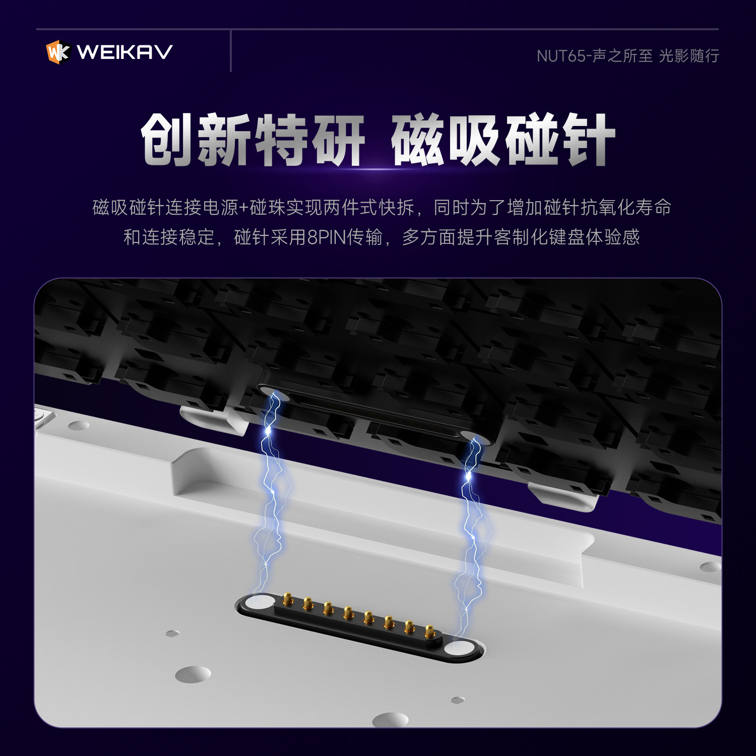 New Weikav Nut65 Aluminum Mech - Gaming Keyboard Nearby recension och pris