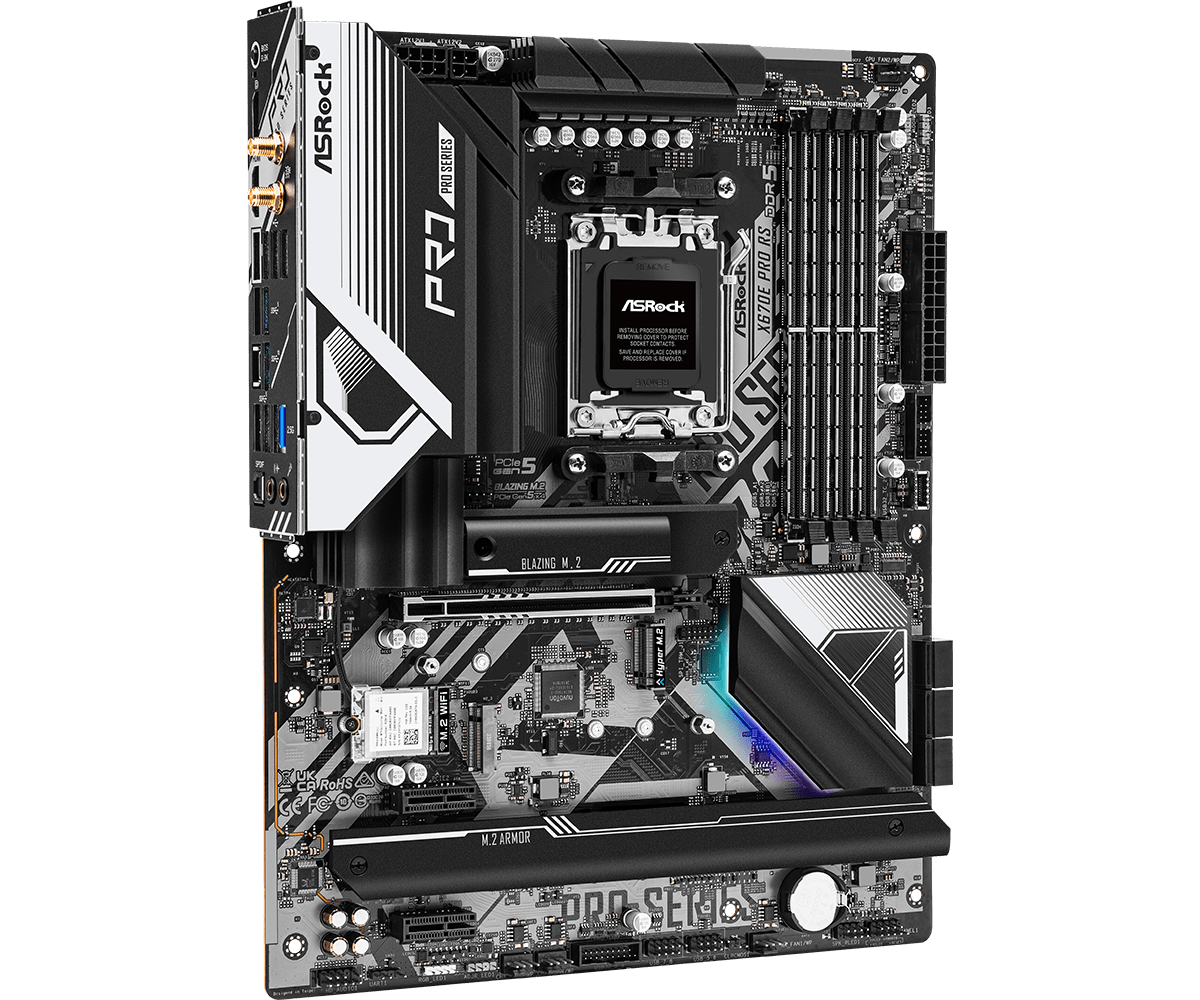 ASROCK X670E Pro RS Motherboar - Amd Cpu Ryzen 7 recension och pris