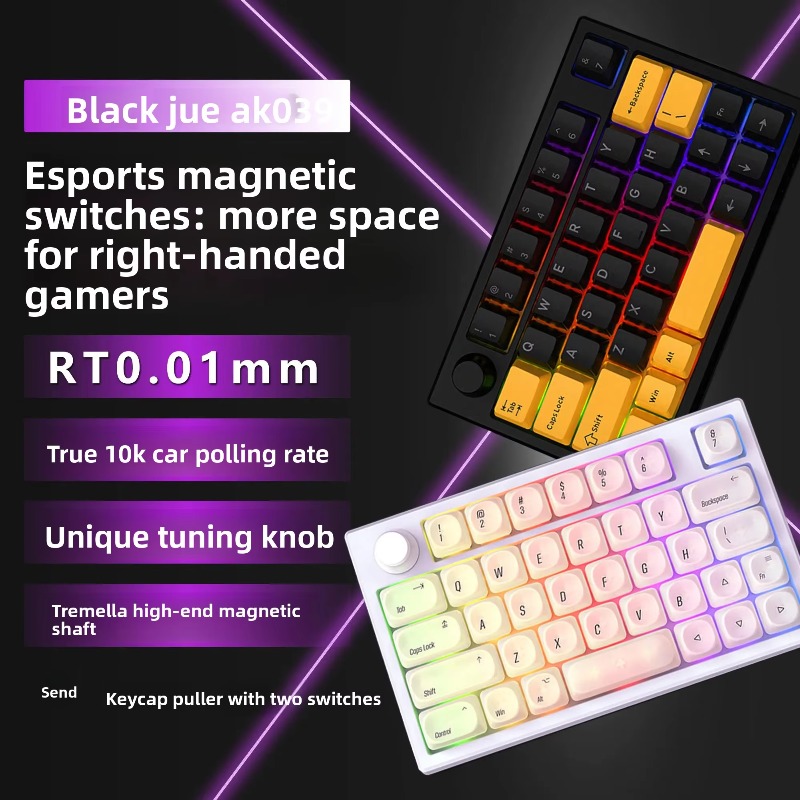 Ajazz for AK039 Magnetic Switc - Gaming Keyboard Mini recension och pris