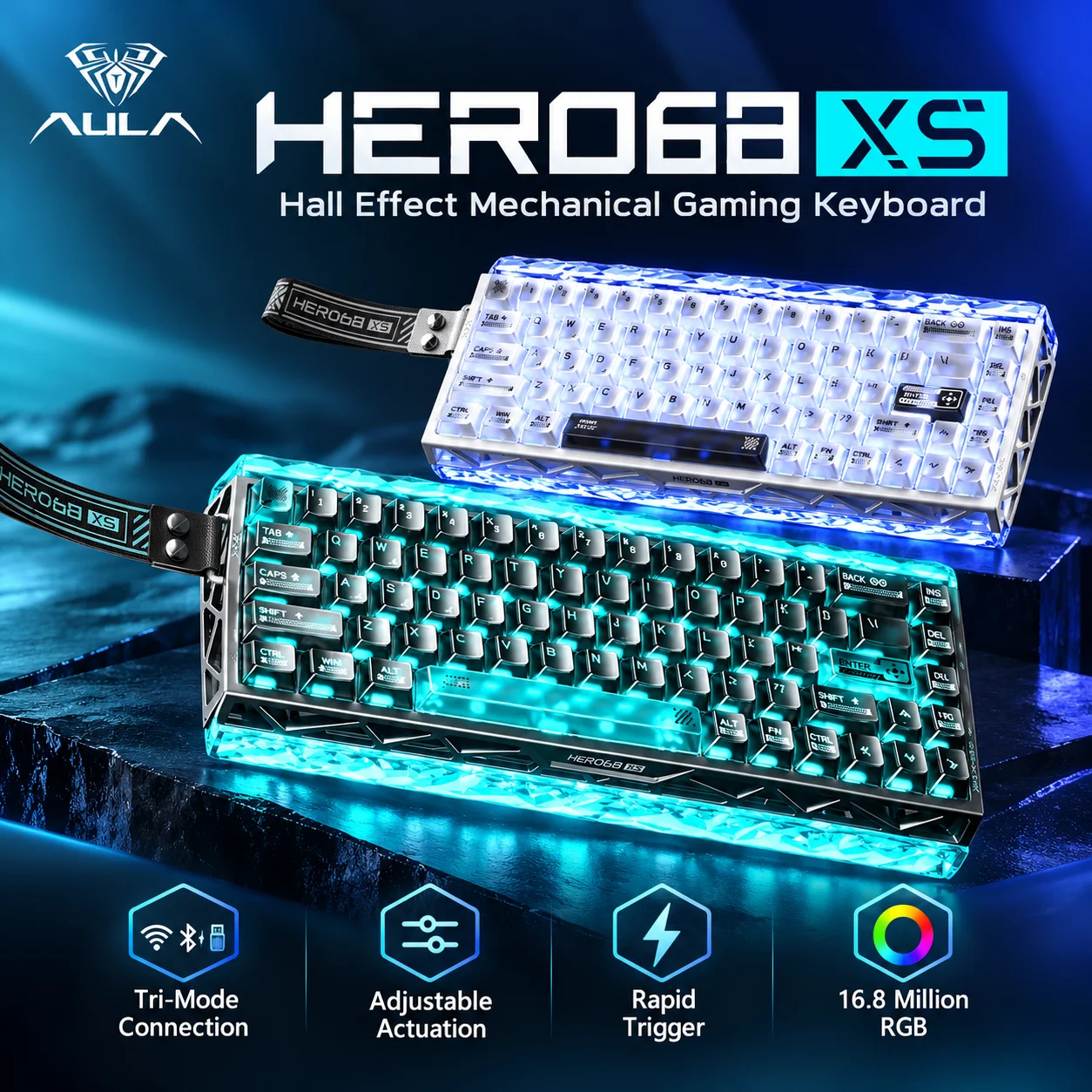 AULA Hero68 XS Hall Effect Gam - Gaming Keyboard Nearby recension och pris