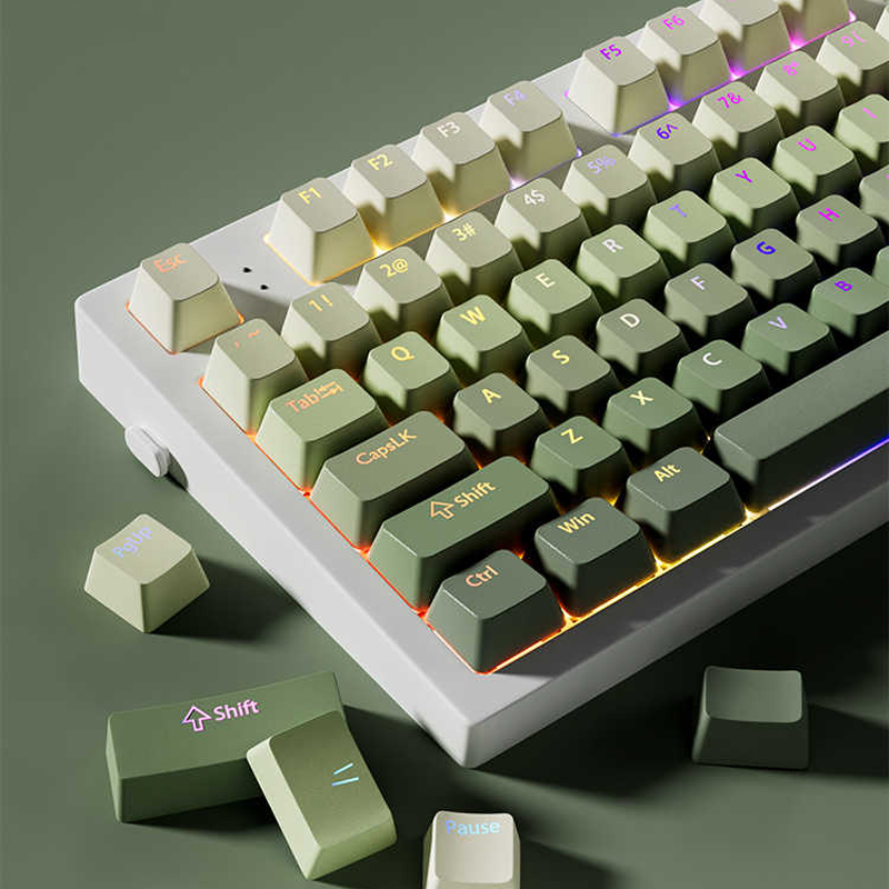 Green Grape Double Shot PBT Ke - Gaming Keyboard No Rgb recension och pris