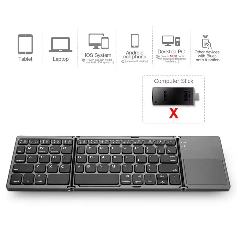2026 Mini Bluetooth Three 3 Fo - Gaming Keyboard 2026 recension och pris