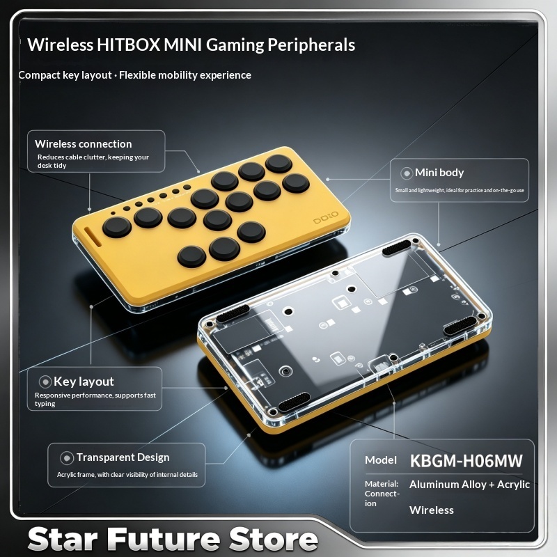 Doio Mechanical Switch Wireles - Gaming Keyboard Mini recension och pris